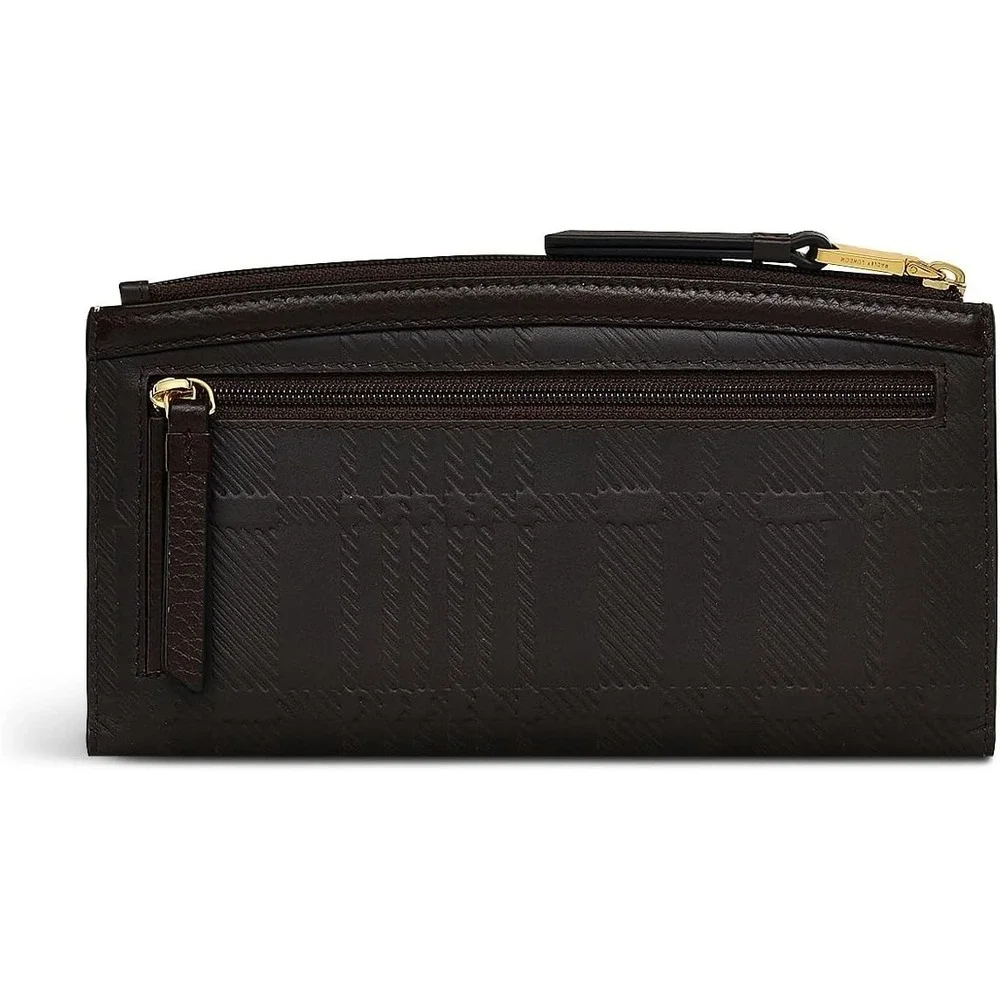 Radley Women's Bridgewater 2.0‎ Bifold Wallet – Large Leather Check Print